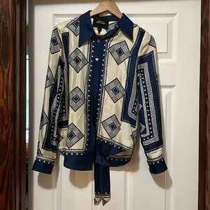 Marc Jacobs Runway 2020 silk shirt